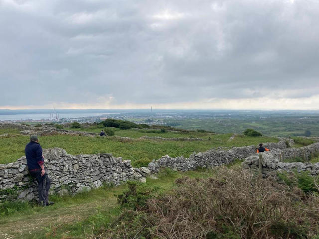 Volunteers taking part in a wildlife survey