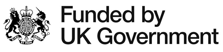Funded by UK government logo