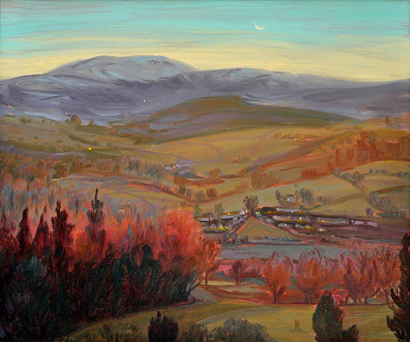 Dusk - January Landscape, Philippa Jacobs