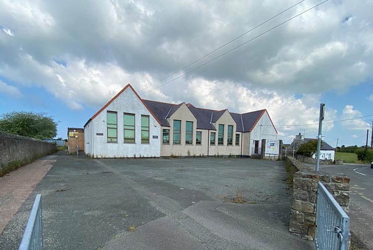 The old Ysgol Bodorgan site on Anglesey.