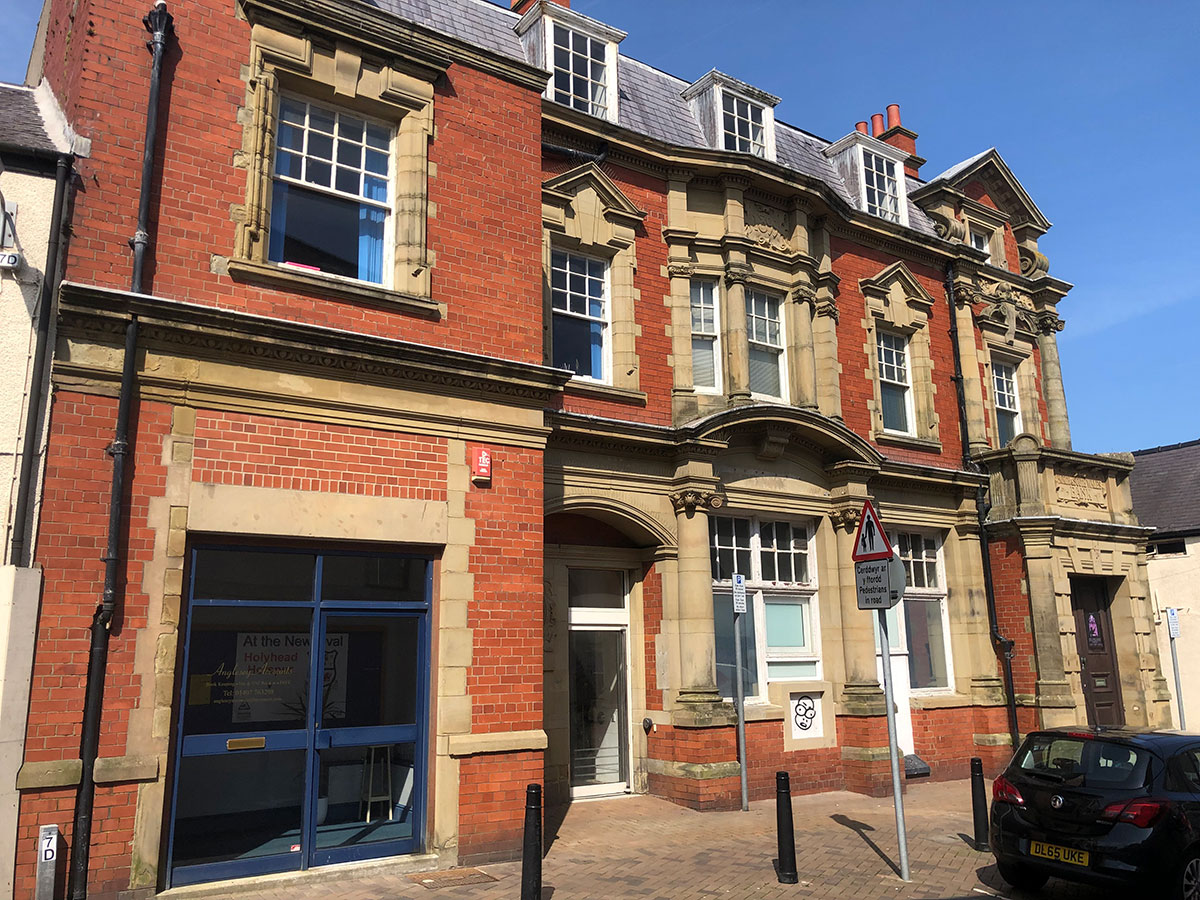 Former bank frontage