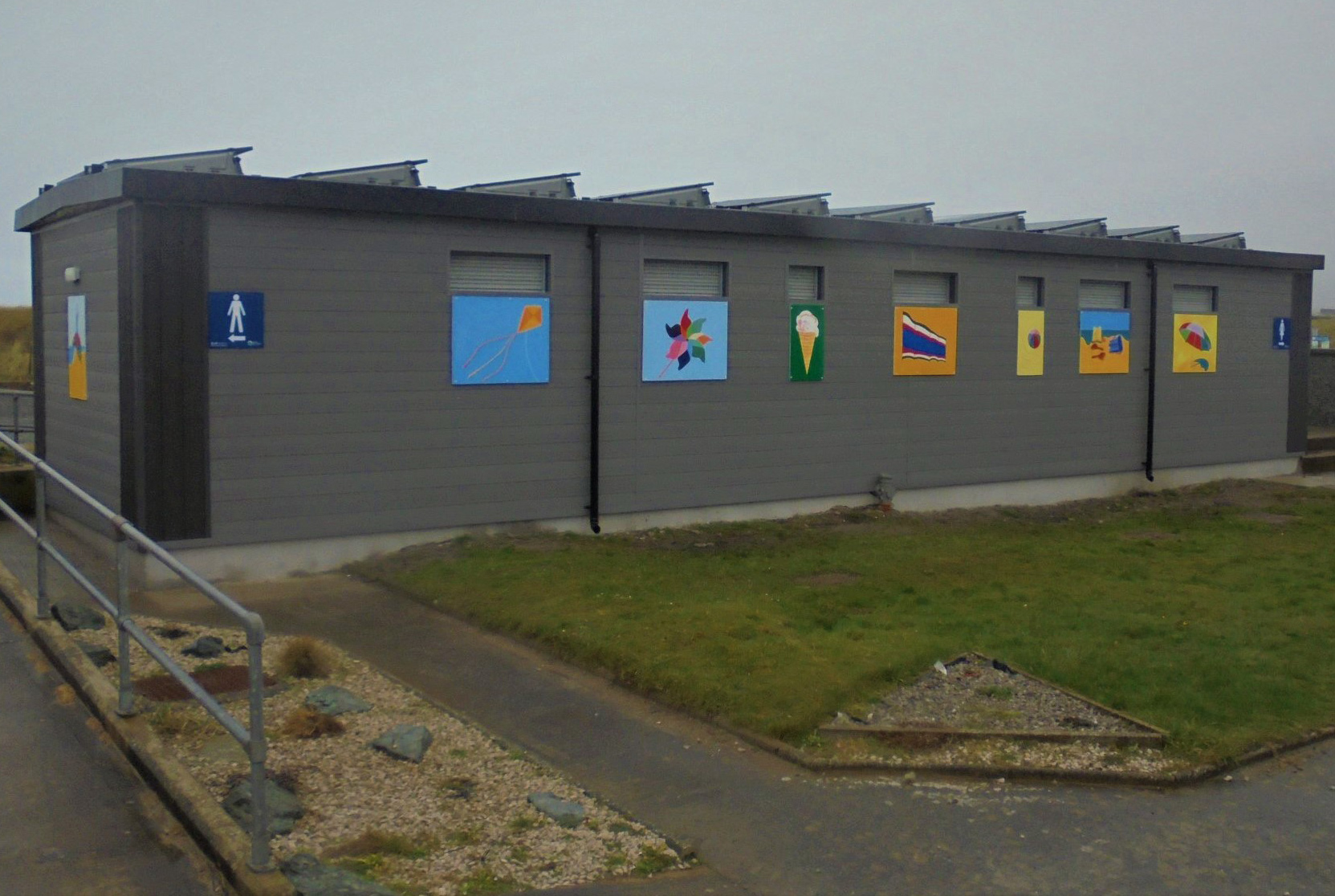 A modernised public toilet on Anglesey