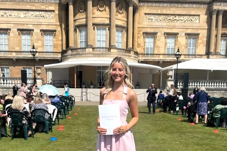 Our young people celebrate gold at Buckingham Palace