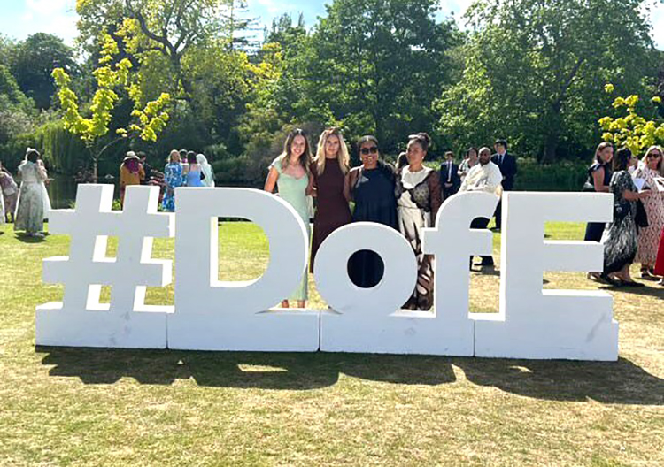 Our young people celebrate gold at Buckingham Palace