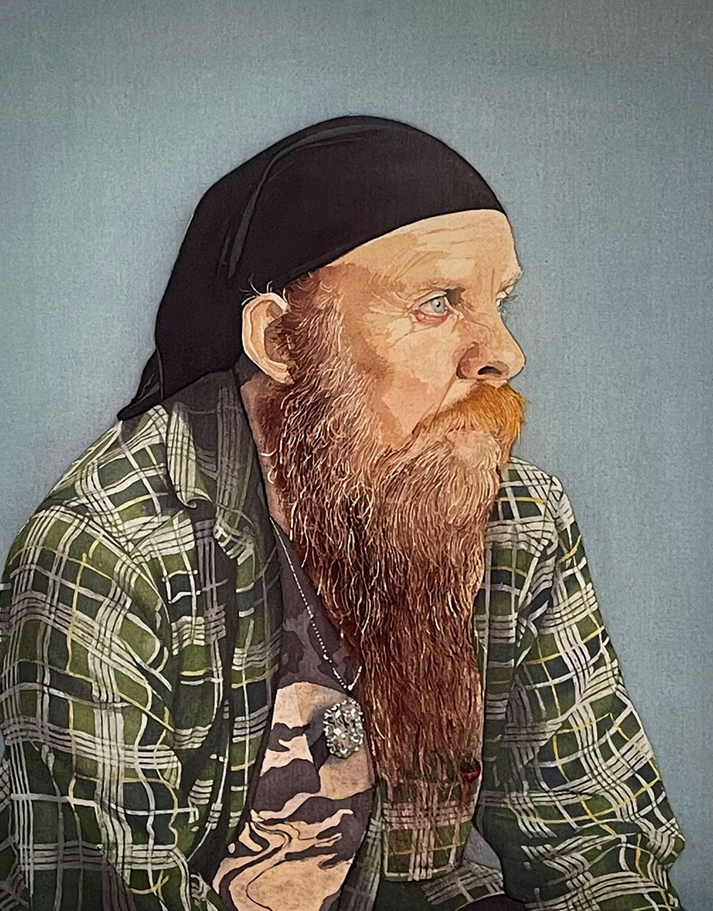 The painting 'Phil' by Celia Hume