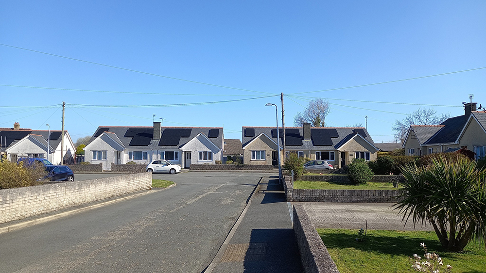 A view of Rhos Elin