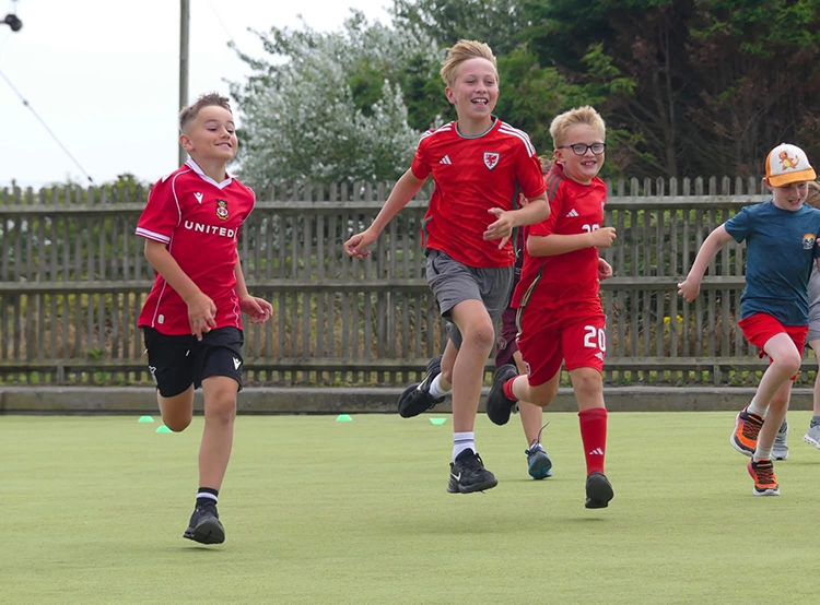 Young boys having fun through sport