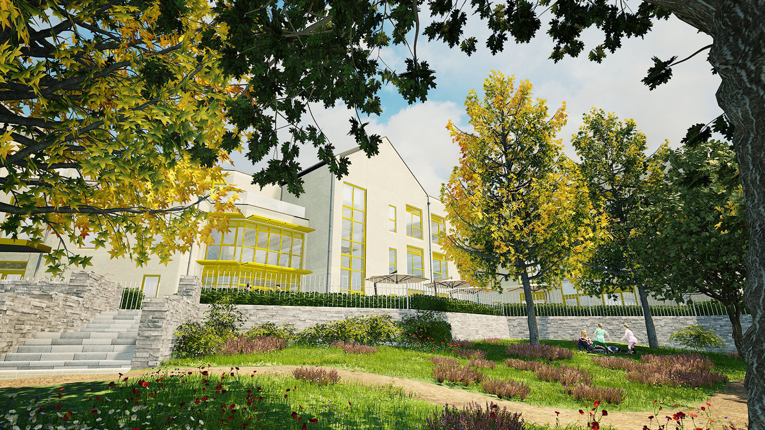 Front image of Aethwy Extra Care Scheme: artist's impression