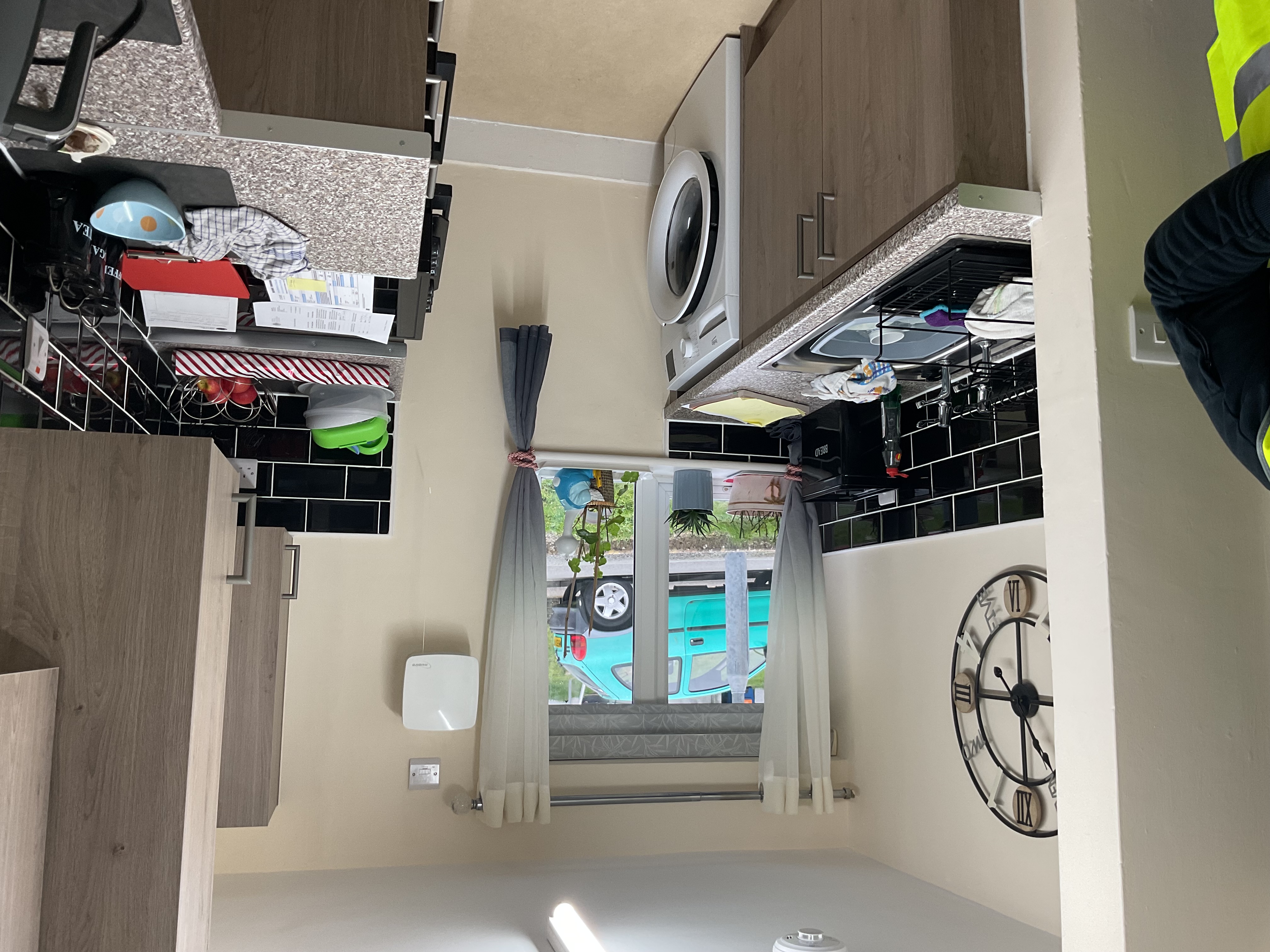 A typical kitchen in social housing