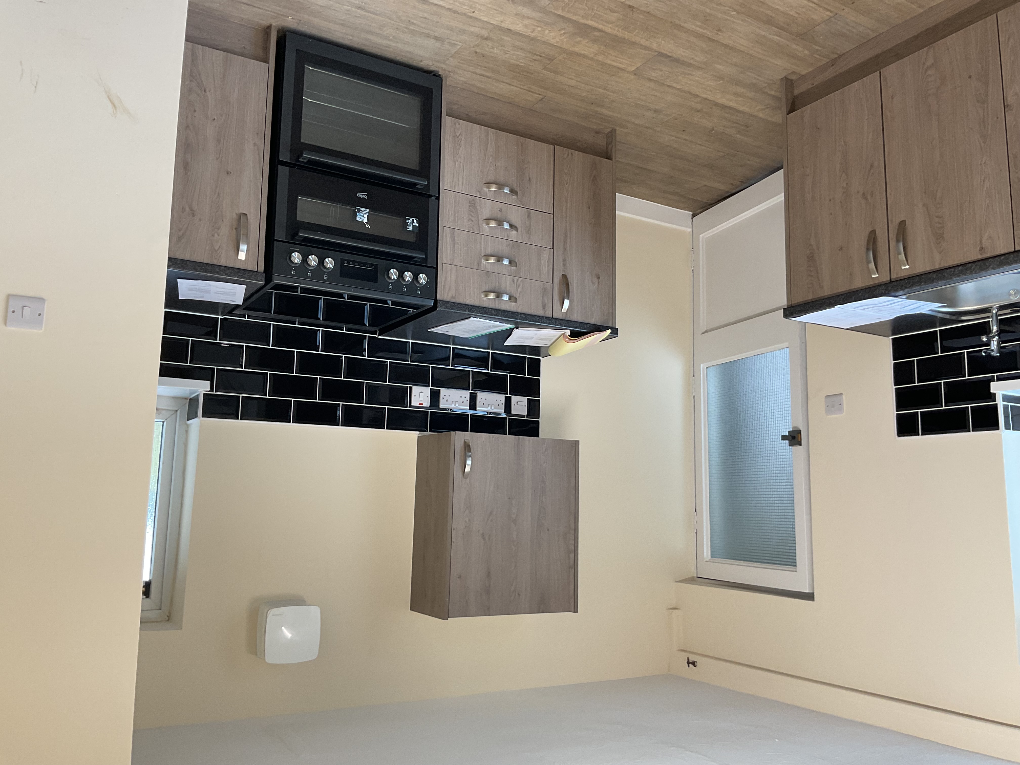 A typical kitchen in social housing