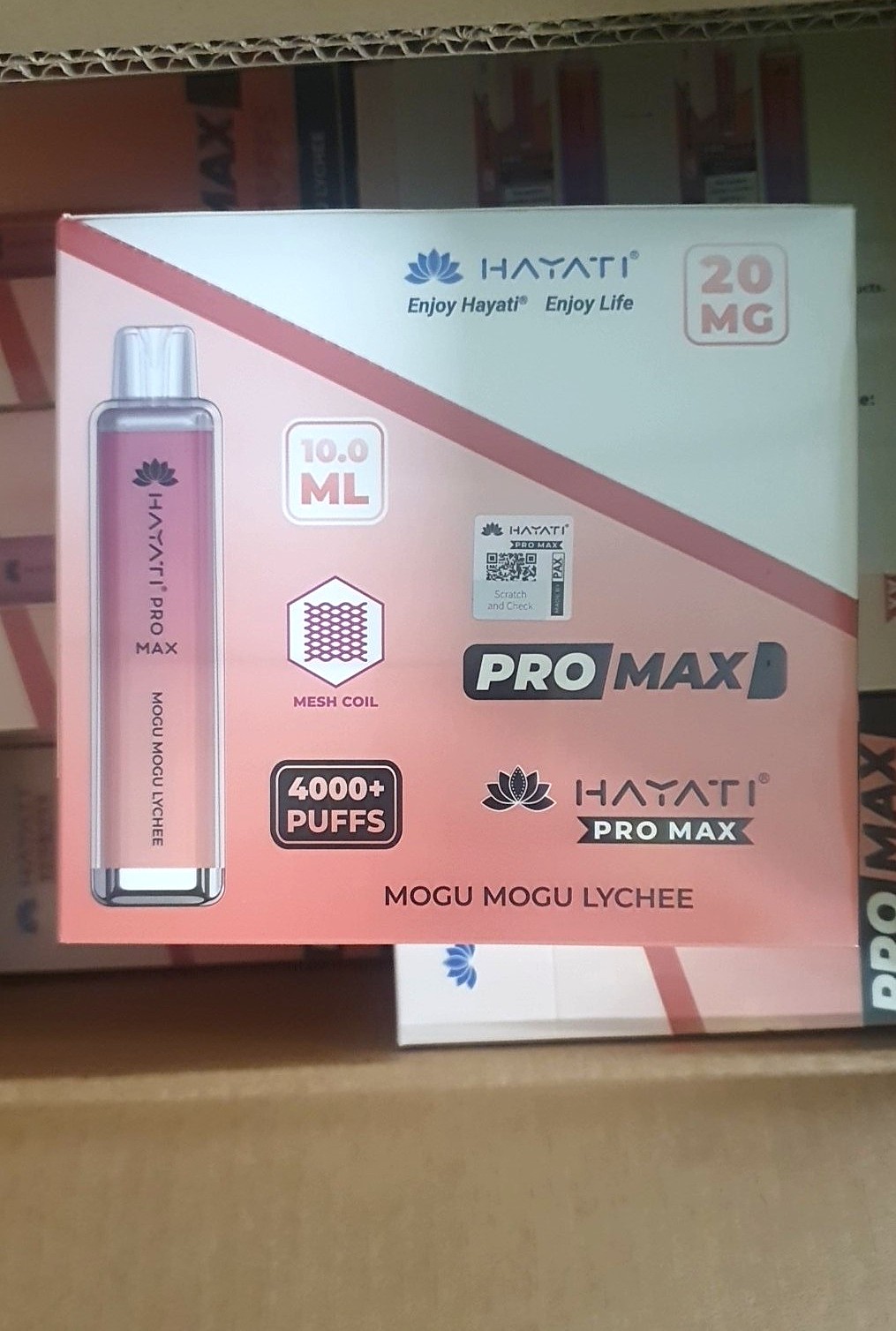 A packet of vapes