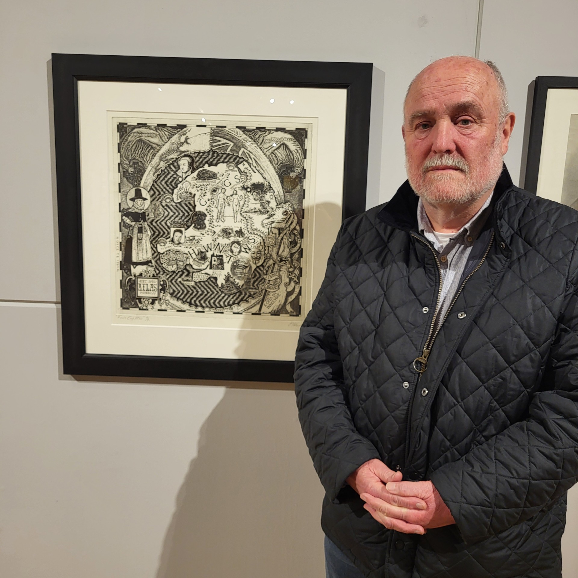 Ian Fisher, winner of the Sir Kyffin Williams Drawing Prize 2024