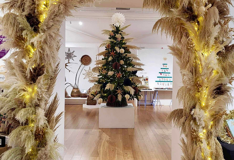 The Christmas Tree at Oriel Môn