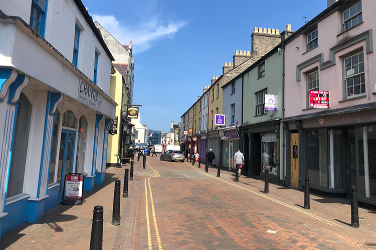 Stanley Street in Holyhead town centre